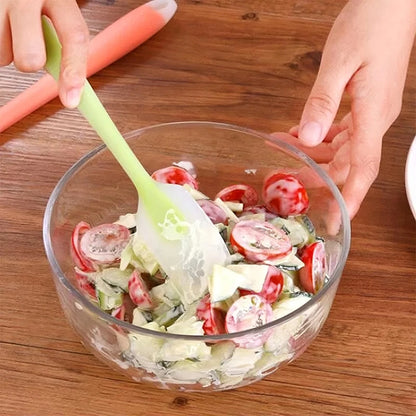 Silicone Spatula Cream Butter Cooking Baking Spatula Heat Resistant Utensils Scrape Decorator Translucent Kitchen Baking Tools