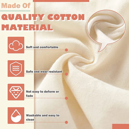 Nut Milk Bags Reusable Organic Cotton Nut Bag for Almond Milk Juice Cold Brew Coffee Tea Yogurt Filter Strainers Mesh Cheese Bag