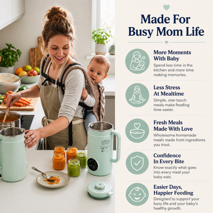 Velmory 8-in-1 Baby Food & Drink Maker